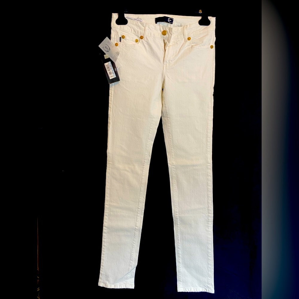 CAVALLI - white denim